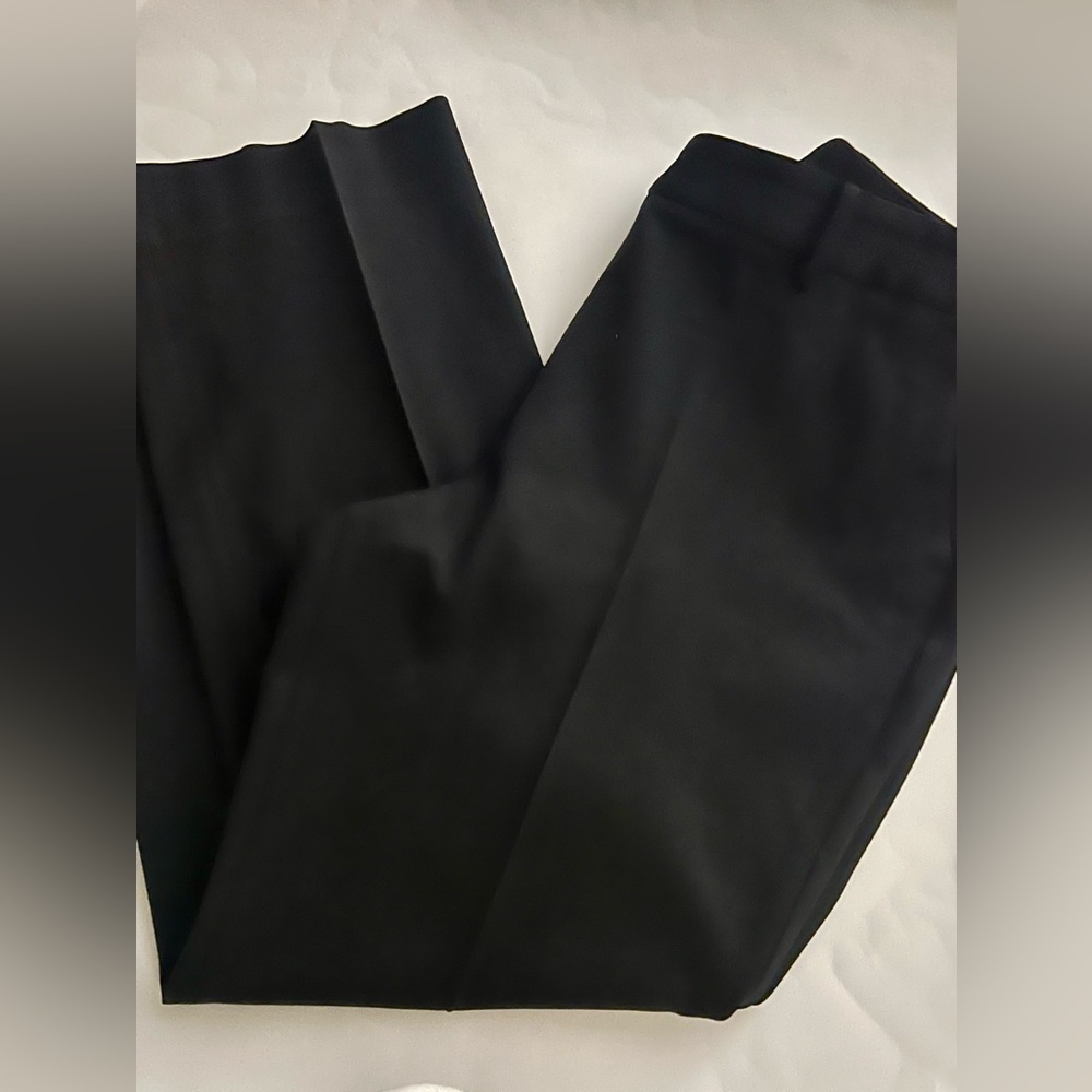 Talbots Black “Barely Boot” Dress Pants with Clean Waistband, Size 14